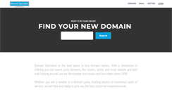 Desktop Screenshot of domainspecialist.net